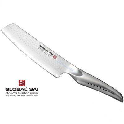 Nakiri 15 cm Japanisches Gemüsemesser Global SAI-M06