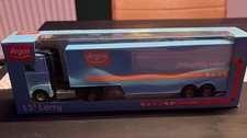 Argos  diecast 13 Inch Lorry Truck with Forklift - Chad Valley/Corgi ERF Arctic?