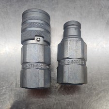 Parker FEM-371-8FO FEM-372-8F0 Push To connect Hydraulic Quick Coupling Set