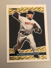 Roger Clemens Red Sox 1993 Topps Black Gold #27