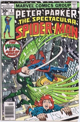 SPECTACULAR SPIDER-MAN # 4 US Comic 1976