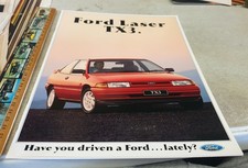 Mar 1990 Ford Laser Tx3 Original Australian Sales Brochure Spec Sheet