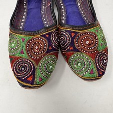 Jutti Indian Punjabi Women Shoes Traditional Khussa Flats Casual Mojaries US 8