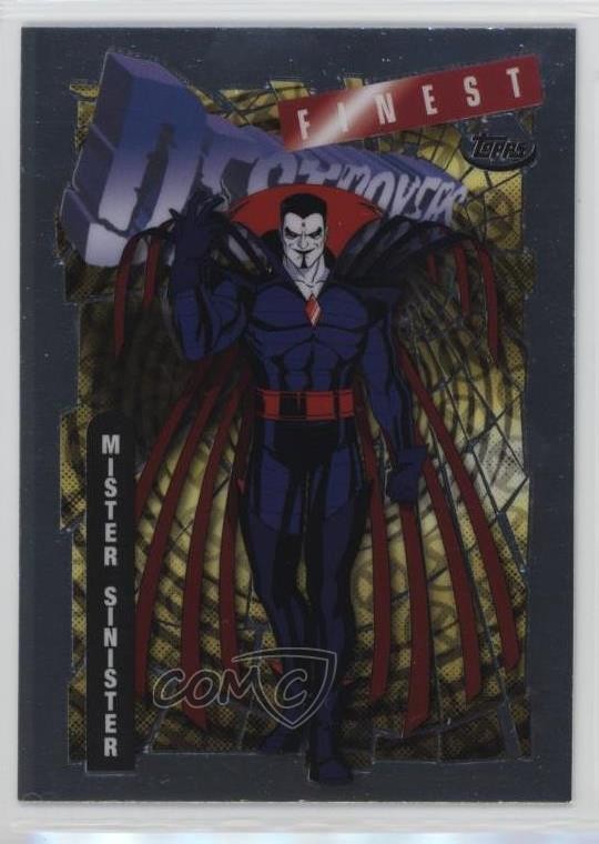 2025 Topps Finest X-Men '97 Rare Gold Mr Sinister Mister Sinister #89 1i3m