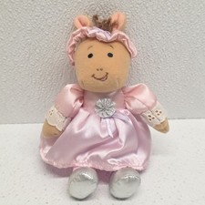 2001 Eden Arthur Anniversary Baby Kate Sister In Pink Dress 7" Plush Doll