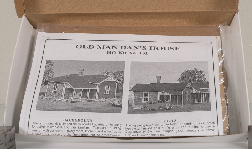 AMB: Old Man Dan's House - Laser Cut Structure Kit # 151 - New in ...