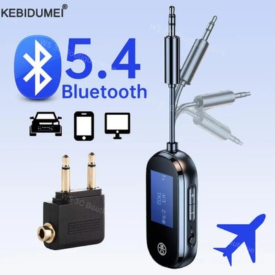 4in1 Wireless Bluetooth 5.4 Transmitter Receiver Adapter Audio 3.5mm Jack Aux DE