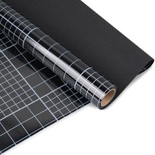 Blackout Window Privacy Film,100 Light Blocking,17.5in x 6.5ft