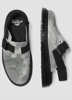 Dr. Martens Jorge II Hairy Suede Slingback Mule Women's 7 Men's 6 Rare NEW