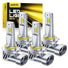 AUXITO 9005 9006 LED Bulb Combo 140000LM 6500K Cool White, EMC Protection, Plug-