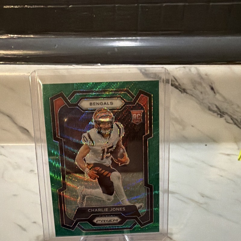 Panini 2023 Prizm Football Charlie Jones Rookies RC #317 Cincinnati Bengals