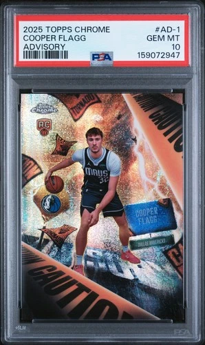 2025 Topps Chrome Cooper Flagg Base (PSA 10)