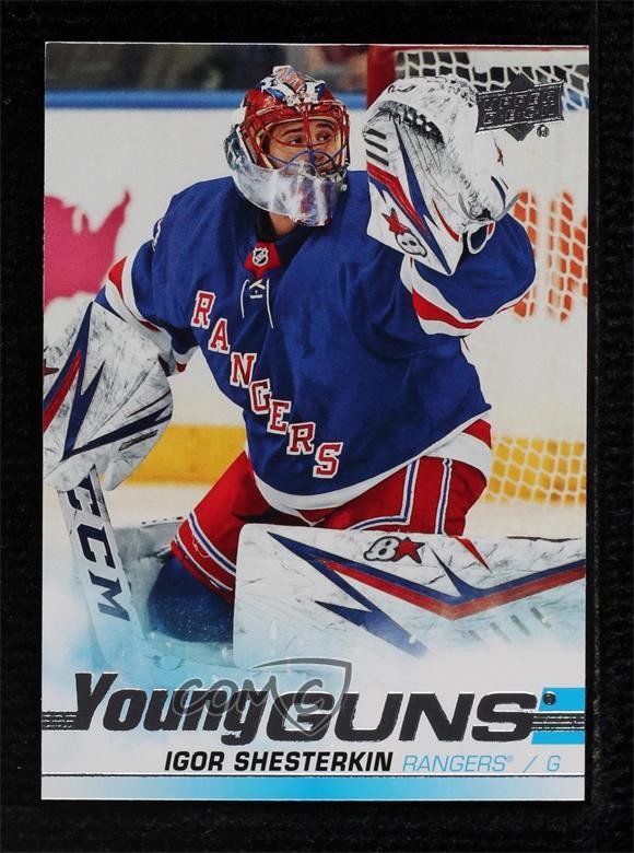 2019-20 SP Authentic Upper Deck Update Young Guns Igor Shesterkin Rookie RC 0ll