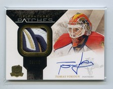 2010-11 Upper Deck The Cup Signature Patches /75 Auto Patch Tomas Vokoun 3CLR !!