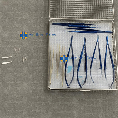 Hand Surgery Basic Set of Micro Surgical Instruments with Case Micro Surgery Set
