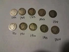 Barber Dimes Lot (10 COINS) : Various Years.