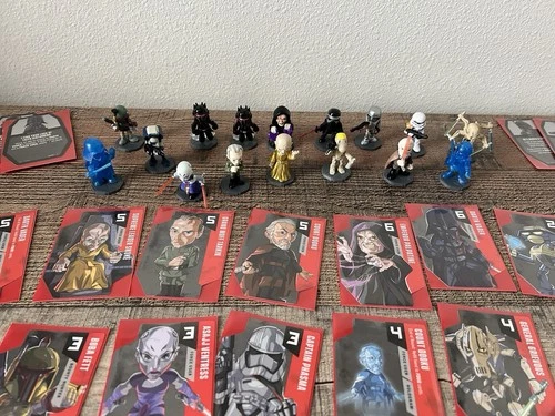 Star Wars Rivals Game Series 1  Dark Side lot of  16 characters and cards