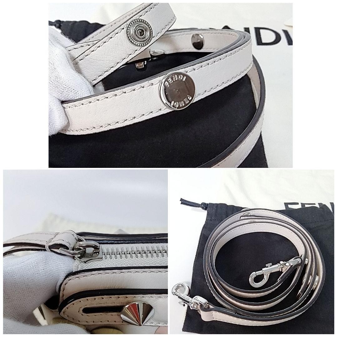 Super Excellent condition FENDI By The Way Mini Shoulder Bag Off White — image 7