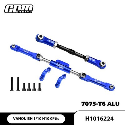 GPM 4140 CS + 7075 Alloy Servo Link &Front Steering Link VANQUISH 1/10 H10 OPtic