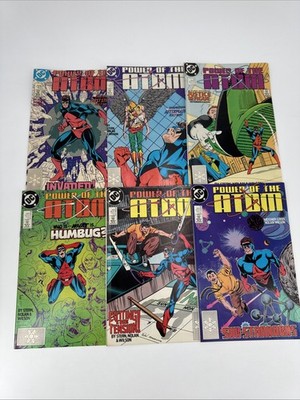 Power of the Atom lot / Run 7-12 7 8 9 10 11 12, DC Comics 1988 Ships Fast