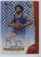 2024 Topps Finest Flashback Blue X-Fractor 81/99 Anton Watson #FBA-AW Auto 4f2
