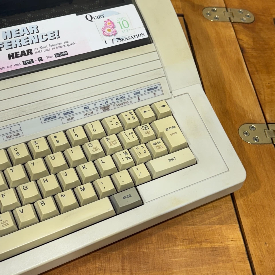 Vintage Canon Personal Electric Typewriter MX100 /QS100 - Tested Working + EXTRA - Image 3 of 4