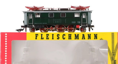 FLEISCHMANN 1632 E 132 101-7 DB Green Livery, Black Frame, Red Wheels
