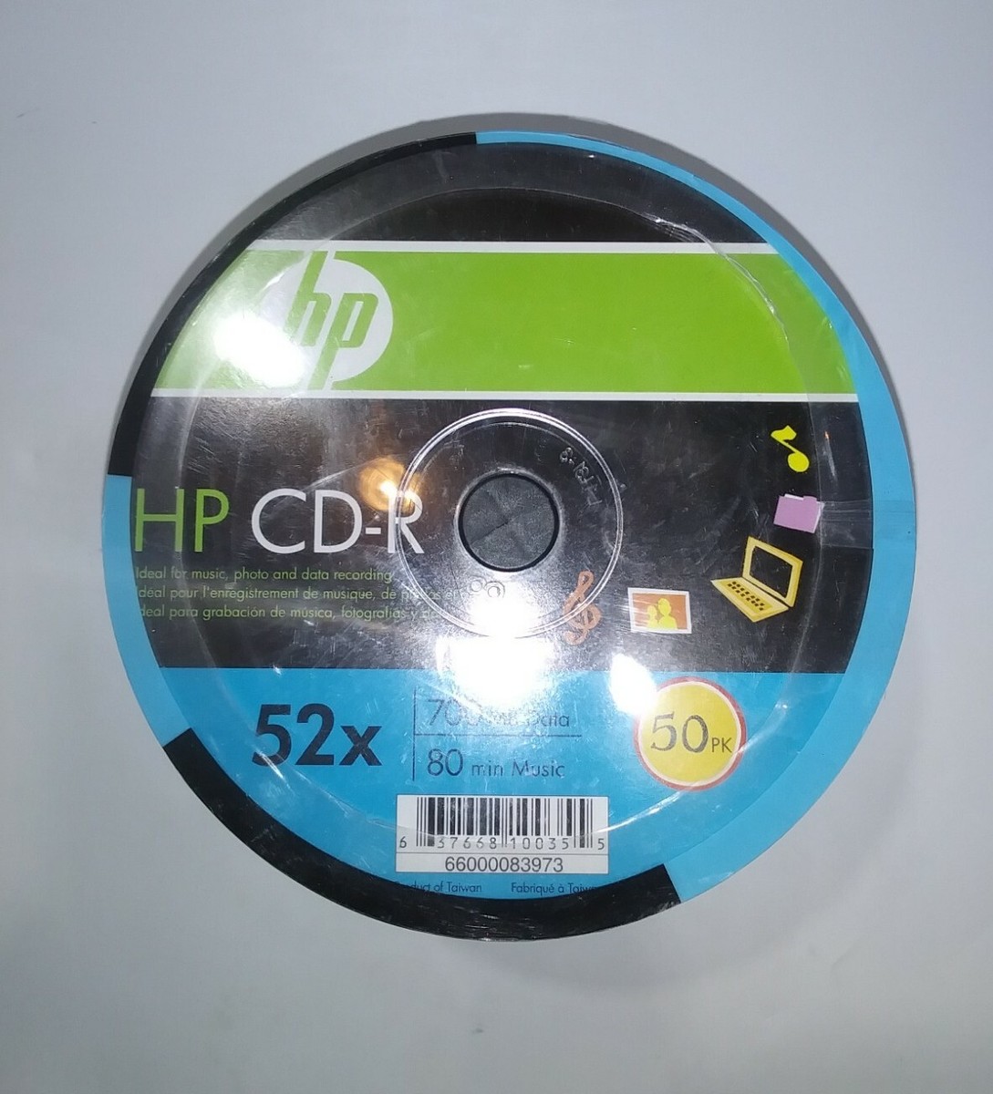 CD-R HP 700MB 52X - Confezione Da 50 Pezzi, Per Masterizzazione E Archiviazione Dati - Foto 10