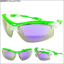 CYCLING Riding SPORT Wrap Around SUNGLASSES Protective Eyewear Lightweight Frame
