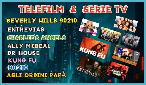 TELEFILM BEVERLY HILLS 90210,DR. HOUSE,KUNG FU,ALLY MCBEAL,CHARLIE'S ANGELS