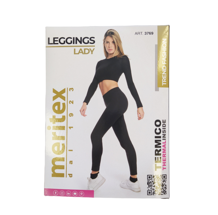 Leggings Termico Biancheria Intima Donna Meritex In Caldo Cotone