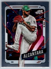 2024 Topps Cosmic Sandy Alcantara #134 Miami Marlins