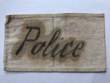 Opaska POLICE, 3 stemple e. gmina f.v.d. Rekrut siły okupacyjnej. Policjanci