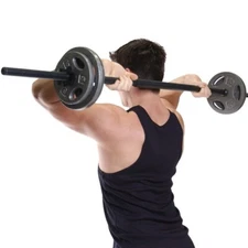 New CAP 5’ Weight Lifting Bar Holds Standard 1” Plates Home Fitness FAST SHIP!