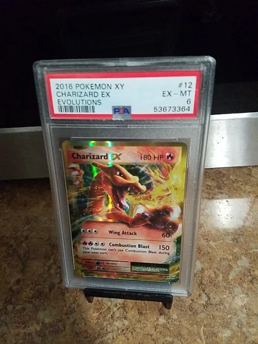 2016 Pokemon Xy Charizard Ex Evolutions Psa 6