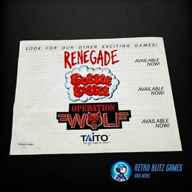 [NES] Sky Shark [1989] Instructional Manual Booklet ONLY, No game