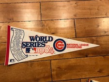 Chicago Cubs Vintage 1984 NL Champions PHANTOM WORLD SERIES Roster Full Pennant