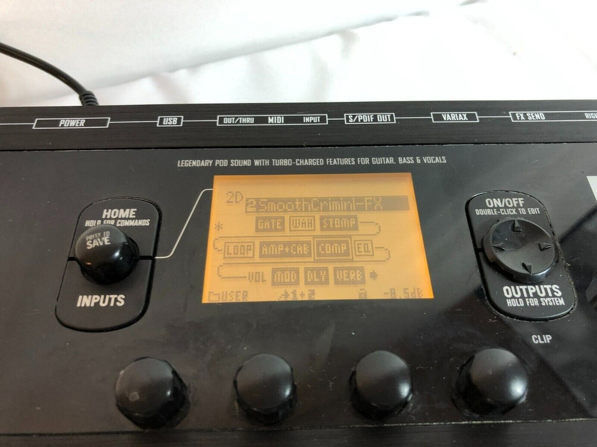 ギター LINE 6 POD X3 Line 6 POD X3 Live Floor Guitar Modeling Processor | zZounds