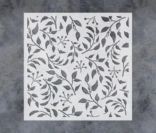 Large Leaf Stencil Template Reusable for Boho Wall Art, Nursery Decor, DIY Craft