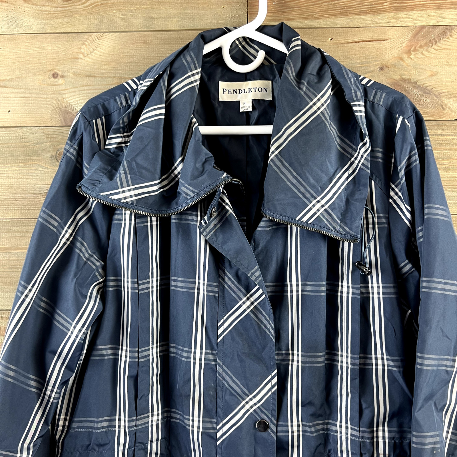 Pendleton Womens Jacket Windbreaker Lined Plaid P… - image 2