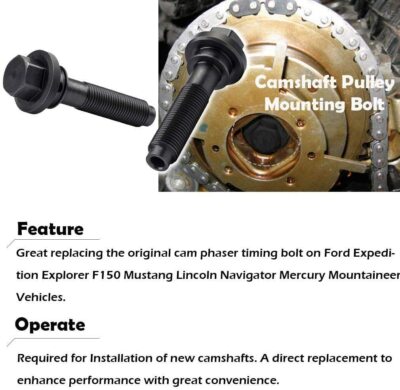 For Ford 4.6/5.4L 3V Cam Phaser Lock Out Kit Camshaft Bolt
