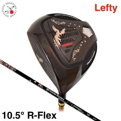 Mutsumi Honma Golf Lefty MH488 MAX Driver Phoenix 10.5° LH Graphite Shaft R-Flex