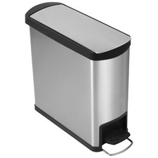 ProKleen Sanitary Pedal Bin Stainless Steel Feminine Hygiene Disposal Toilet 16L