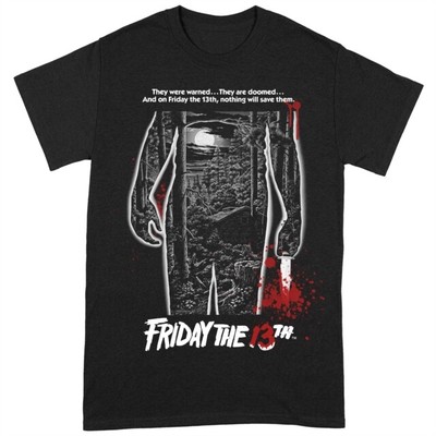 T-Shirt FRIDAY THE 13TH - Bloody Poster groß schwarz - groß - neu T Sh - K600z