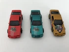 VTG Hot Wheels Camaro 1983 Z28s Mexico, Teal Blue & Red - Lot of 3
