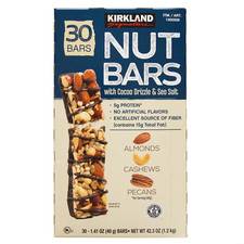 Kirkland Signature Nut Bars, 1.41 oz, 30-coun...