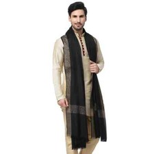 Best Festival Gift Wool Blend Indian Embroidery Shawl Wool Blanket Wrap Shawl