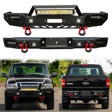 Vijay Steel Frontrear Bumper Wwinch Plateled Lights For 1998-2011 Ford Ranger Vijay Steel Frontrear Bumper Wwinch Plateled Lights For 1998-2011 Ford Ranger