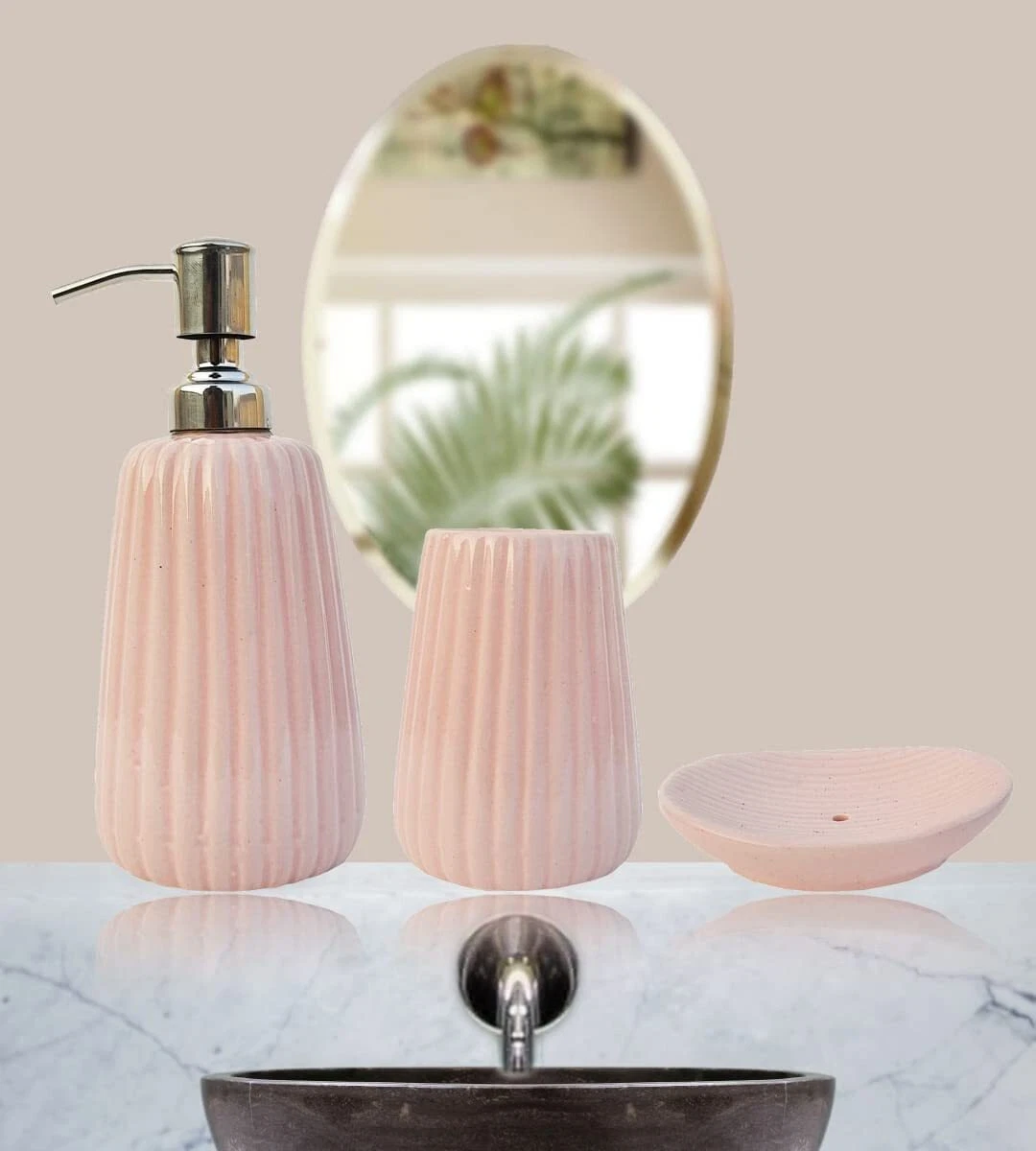 Pink Bath Accessories