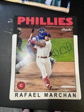 Rafael Marchan Philadelphia Phillies Signed 8x10 Photo COA  2